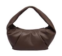 Les Visionnaires Greta Essential Silky Borsa hobo marrone scuro, pelle, donna