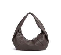 Les Visionnaires Greta Essential Silky Borsa hobo marrone scuro, pelle, donna