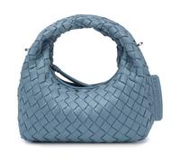 LES VISIONNAIRES Greta Micro weave Borsetta Pelle 20 cm blu