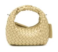 LES VISIONNAIRES Greta Micro weave Borsetta Vera Pelle 20 cm giallo