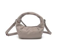 LES VISIONNAIRES Greta Mini Essential Borsetta Pelle 23 cm grigio