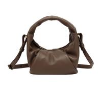 Les Visionnaires Greta Essential Silky Mini Borsa a tracolla marrone scuro, pelle, donna