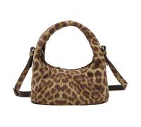 LES VISIONNAIRES Greta Mini Essential Borsetta Vera Pelle 23 cm marrone