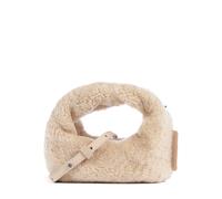 Les Visionnaires Greta Teddy Micro Borsa a tracolla beige, pelliccia, donna
