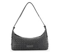 LES VISIONNAIRES Marie Borsa a spalla Vera Pelle 38 cm grigio