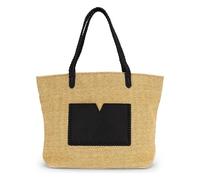 LES VISIONNAIRES Nea Borsa shopper 50 cm marrone