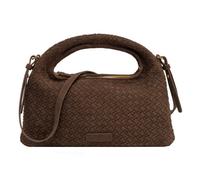 LES VISIONNAIRES Sadie Weave Borsetta Pelle 37 cm marrone