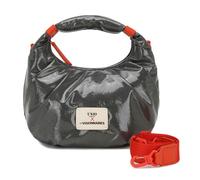 LES VISIONNAIRES Unio Kitzbuehel Borsa a tracolla S 34 cm grigio