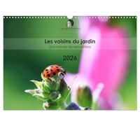 Les voisins du jardin - Une année de rencontres (Calendrier mural 2026 DIN A3 vertical), CALVENDO calendrier mensuel: Un calendrier tendre et coloré ... et fascinante des animaux de nos jardins.