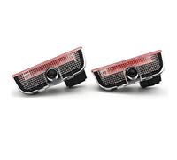 LESANGBAIHUODIAN 4pcs adatto for Vw. Passat Magotan Tiguan Touareg Golf Jetta Cc. Sharan Scirocco. EOS LED. Luci di benvenuto della lampada del proiettore della porta della porta della macchina