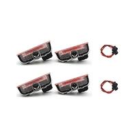 LESANGBAIHUODIAN 4pcs adatto for Vw. Passat Magotan Tiguan Touareg Golf Jetta Cc. Sharan Scirocco. EOS LED. Luci di benvenuto della lampada del proiettore della porta della porta della macchina