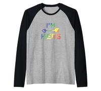 Lesbian Couple I'm Hers Matching LGBT Pride Maglia con Maniche Raglan