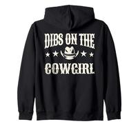 Lesbian Cowgirl - Dibs on the Cowgirl LGBTQ Pride Felpa con Cappuccio