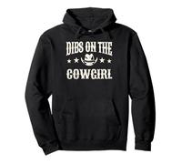 Lesbian Cowgirl - Dibs on the Cowgirl LGBTQ Pride Felpa con Cappuccio