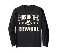 Lesbian Cowgirl - Dibs on the Cowgirl LGBTQ Pride Maglia a Manica