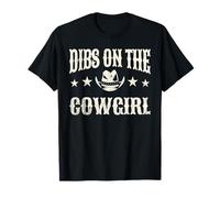 Lesbian Cowgirl - Dibs on the Cowgirl LGBTQ Pride Maglietta