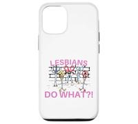 Lesbiche Fare Cosa?! Divertente Forbice Gay Pride LGBTQ Pun Custodia per iPhone 12/12 Pro