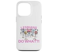 Lesbiche Fare Cosa?! Divertente Forbice Gay Pride LGBTQ Pun Custodia per iPhone 13 Pro