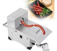 LESBJFDM Macchina Automatica per Legare Le Salsicce, Macchina Legatrice Salsicce Elettrica, Annodatrice Elettrica per Legare Salsicce, Lunghezza Regolabile 0-18cm, per Salumi in Acciaio Inox 220w
