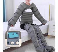 LESBJFDM Massaggiatore per gambe per lipedema Macchina a compressione per gambe Massaggiatore per drenaggio linfatico Stivali a compressione per gambe per circolazione Massaggiatore per piedi e gambe