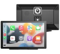 Lescars CAS-5060 Display IPS HD Touch 9 pollici con Apple CarPlay Android Auto e Front Camera 1296p