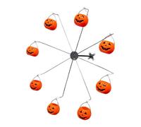 L'esclusivo distributore di cibo per uccelli di Halloween con ruota girevole e azione rotante abbellisce le aree esterne per gli amanti della natura