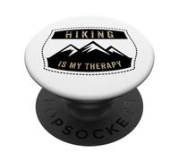 L'escursionismo è la mia terapia Amore Natura PopSockets PopGrip Adesivo