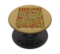 L'escursionismo è la mia terapia Sentiero Natura Av PopSockets PopGrip Adesivo