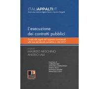L'esecuzione dei contratti pubblici. Guida alle regole del rapporto contrattuale alla luce del decreto correttivo n. 56/2017