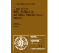 L'esecuzione delle obbligazioni nel diritto internazionale privat