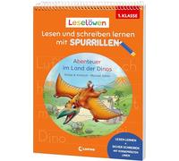 Leselöwen - Lesen und schreiben lernen mit Spurrillen - Abenteuer im Land der Dinos