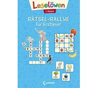 Leselöwen Rätsel-Rallye für Erstleser - 1. Klasse (Hellblau): Rätsel-Spaß zum Lesen- und Schreibenlernen für Kinder ab 6 Jahren