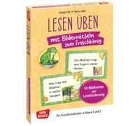 Lesen üben mit Bilderrätseln: Der Froschkönig: Sprachförderung für Grundschulkinder in Klasse 1 und 2. Spielerisch lesen lernen mit einem Lesespiel zu dem bekannten Märchen