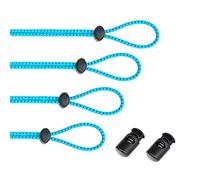 Leshang Kit di 4 cinghie per occhiali da nuoto (4 pezzi) - Blu - 109,2 cm