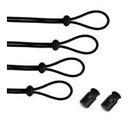 Leshang Kit di ricambio per occhiali da nuoto (4 pezzi), kit di ricambio per occhiali da nuoto regolabili (nero)