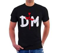 Lesley De&Peche M&ode Band Violator Maglietta da uomo nera, Nero , M