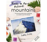 Lesley Linley Ready to Paint Postcards: Mountains (Tascabile)