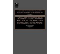 Leslie A. Cordie Advances in Accounting Education (Copertina rigida)