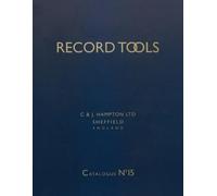 Leslie Harrison Roy Arnold Record Tools: No. 15 (Tascabile)