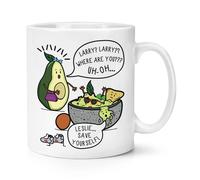 Leslie & Larry Avocado 284ml Tazza - Divertente Avocado Guacamole Scherzo
