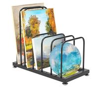 lesolar Scaffale per riporre oggetti artistici, supporto per piccoli oggetti artistici, stendibiancheria per scrivania, opere d'arte, tavole di tela, pannelli, telaio, tavola da disegno, materiale