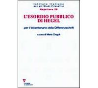 L'esordio pubblico di Hegel per il bicentenario della Differenzschrift