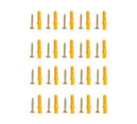 L'espansione, il muro di pietra Tasselli di espansione a coda di pesce in plastica con viti, confezione da 20/40 pezzi for cartongesso, calcestruzzo, intonaco(20pcs)