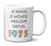 L'Esprit Des Anges Tazza regalo compleanno 50 anni donna uomo - I Rends il mondo migliore - originale personalizzato