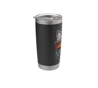 Less Drama More Techno Cat Tee - Occhiali da sole & Beats Bicchiere termico in acciaio inox doppia parete
