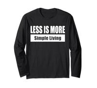 LESS IS MORE - Simple Living / MENO È DI PIÙ - Vita semplice Maglia a Manica
