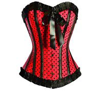less is more - Tutore per pinup, rosso con pois (219)