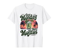 Less Monday More Mojitos Summer Vibes Mode On Vacay Maglietta
