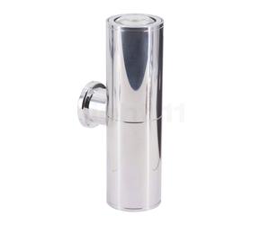 less 'n' more Athene A-2WS Lampada da parete LED, alluminio lucidato - dimmerabile a taglio di fase