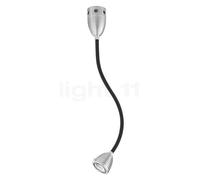 less 'n' more Athene A-BDL2 Lampada da soffitto e parete LED, nero/testa alluminio - dimmerabile a taglio di fase